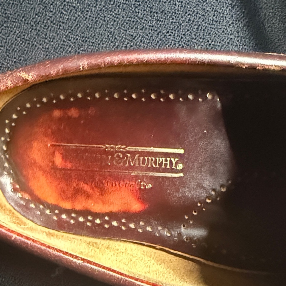 Johnston & Murphy Men's Dark Brown Leather Loafers